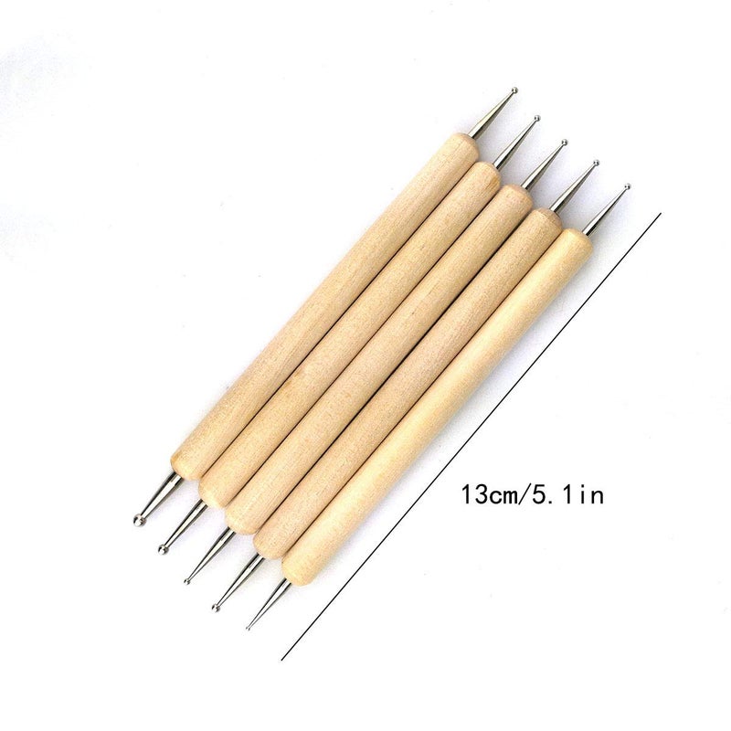 Hamineler 20Pcs Silicone Clay Sculpting Tool Clay Shaping Modeling Wipe Out Tools, Modeling Dotting Tool Pottery Sculpture Carving Tools - Image 5